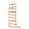 vidaXL Outdoor-Dusche 225 cm Massivholz Kiefer und Edelstahl Natur