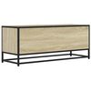 vidaXL TV-Schrank Sonoma-Eiche 100x34,5x40 cm Holzwerkstoff und Metall