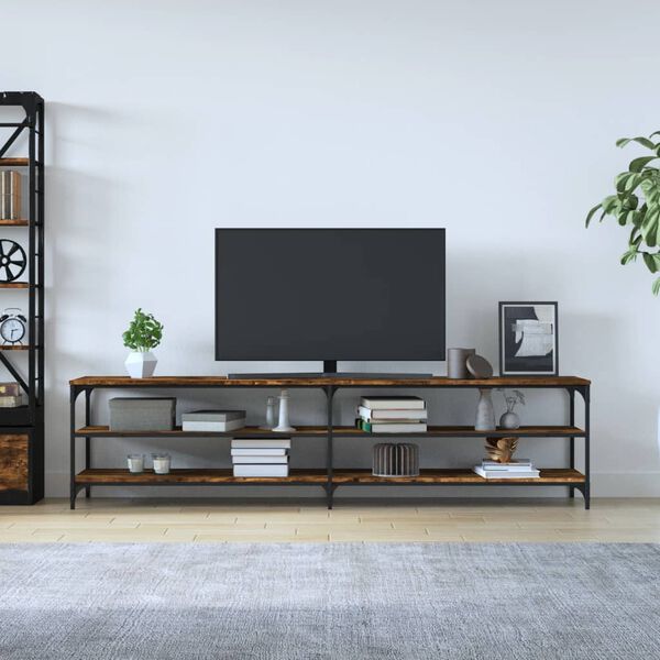 vidaXL TV-Schrank R&auml;uchereiche 200x30x50 cm Holzwerkstoff und Metall