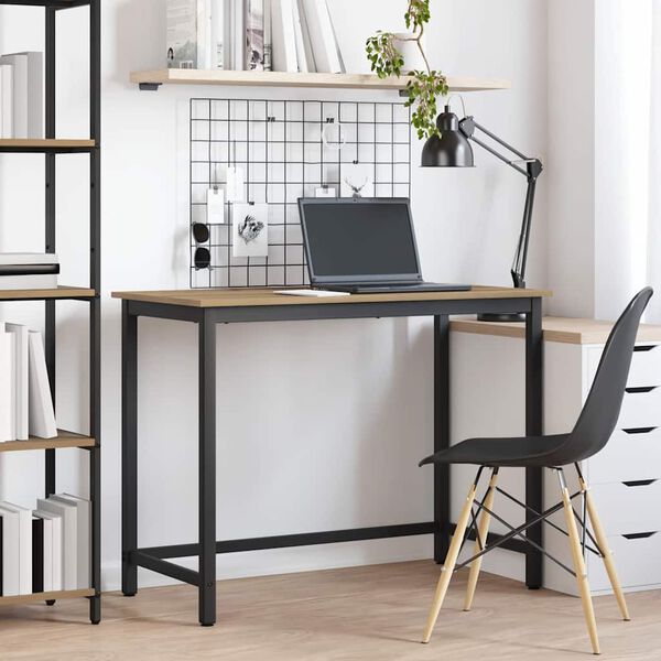 vidaXL Tisch Artisan-Eiche 80 x 50 x 76,5 cm Ingenieure Holz und Stahl