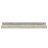 vidaXL Wandregale 4 Stk. Betongrau 40x9x3 cm