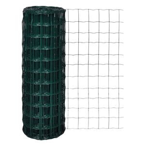 vidaXL Eurozaun Stahl 25 x 1,7 m Gr&uuml;n