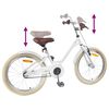 vidaXL Kinderfahrrad 20 Zoll f&uuml;r 6-11 Jahre alt Wei&szlig;