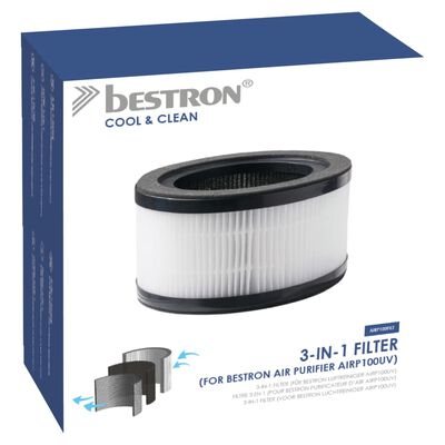 Bestron 3-in-1 Filter für Luftreiniger AIRP100UV