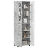 vidaXL Highboard FLORIN Beton Grau 60 x 35 x 182 cm Holzwerkstoff