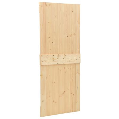 vidaXL Tür 90x210 cm Kiefer Massivholz