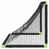vidaXL Fußballtor für Kinder Klappbar Schwarz 90x64x64 cm