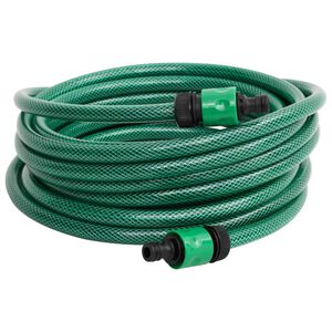 vidaXL Poolschlauch Gr&uuml;n 10 m PVC