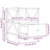 vidaXL Nachttisch 2 pcs Braun Eichen-Optik 41,5 x 40,5 x 55 cm