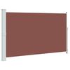 vidaXL Seitenmarkise Ausziehbar 180x314 cm Braun