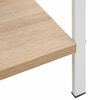 vidaXL B&uuml;cherregal 3 Regalb&ouml;den Eiche 60&times;27,6&times;90,5 cm Holzwerkstoff