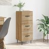 vidaXL Sideboard Artisan-Eiche 34 x 34,5 x 90 cm Holzwerkstoff
