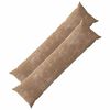 vidaXL Kissenbezug 2 stk. HEERLEN Braun 40 x 145 cm Chenille-Stoff