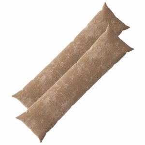 vidaXL Kissenbezug 2 stk. HEERLEN Braun 40 x 145 cm Chenille-Stoff