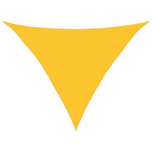 vidaXL Sonnensegel 160 g/m&sup2; Dreieckig Gelb 2,5x2,5x3,5 m HDPE