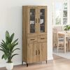 vidaXL Highboard Artisan-Eiche 69,5 x 34 x 180 cm Holzwerkstoff