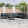 vidaXL Garten-Sofa-Set mit Kissen 7 pcs