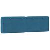 vidaXL Kopfteil-Kissen Blau 160 cm Samt