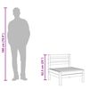 vidaXL Gartensofas ohne Armlehnen 4 Stk. Kiefernholz Impr&auml;gniert