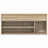 vidaXL Schuhbank Sonoma-Eiche 102x30,5x45 cm Holzwerkstoff