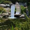 Garten Wasserfall Brunnen aus Edelstahl 450 x 300 x 600 cm
