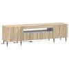 vidaXL LED-TV-Schrank HAARLEM 153 x 35 x 43 cm Sonoma-Eiche