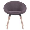 vidaXL Esszimmerst&uuml;hle 2 Stk. Taupe Stoff