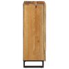 vidaXL Highboard 60x34x100 cm Raues Massivholz Mango