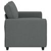 vidaXL 2-Sitzer-Sofa Dunkelgrau 120 cm Stoff