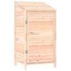 vidaXL Ger&auml;teschuppen 55x52x112 cm Massivholz Tanne
