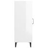 vidaXL Sideboard Hochglanz-Wei&szlig; 34,5x34x90 cm Holzwerkstoff