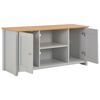 vidaXL TV-Schrank Grau 120x39x58 cm
