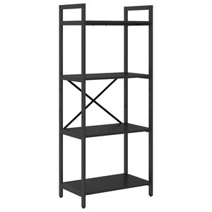 vidaXL B&uuml;cherregal 4 Ebenen 56 x 34 x 133,5 cm Holzwerkstoff