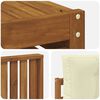 vidaXL Outdoor-Sofagarnitur mit Kissen 8 pcs Natur und Creme
