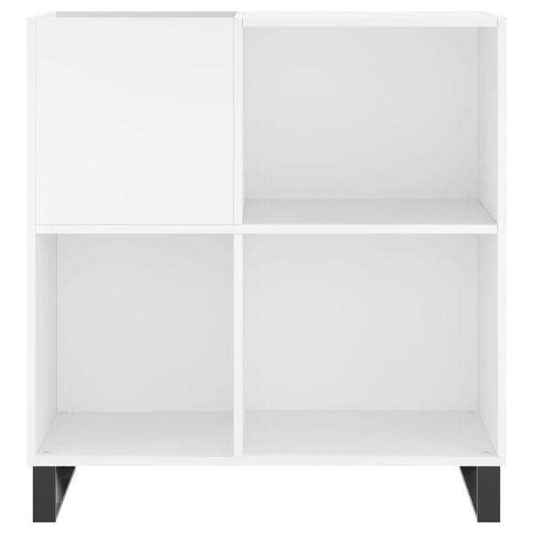 vidaXL Plattenschrank Weiß 84,5x38x89 cm Holzwerkstoff
