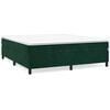 vidaXL Boxspringbettgestell Dunkelgr&uuml;n 200x200 cm Samt