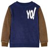 vidaXL Kinder-Sweatshirt Dunkles Marineblau 140