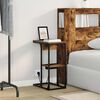 vidaXL Nachttisch Ger&auml;ucherte Eiche 41,5 x 26 x 60,5 cm Holzwerkstoff