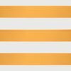 vidaXL Markise Einziehbar Gelb und Wei&szlig; 4,5x3 m Stoff und Aluminium
