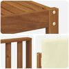vidaXL Outdoor-Sofagarnitur mit Kissen 8 pcs Natur und Creme