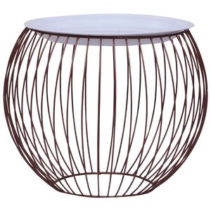 vidaXL Couchtisch Golden &Oslash; 51 cm