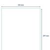 rillprint Selbstklebende Aufkleber Etiketten 210x297 mm 1000 Blatt Wei&szlig;