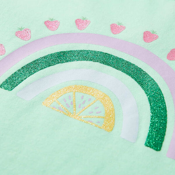 Kinder-T-Shirt Knallgr&uuml;n 128