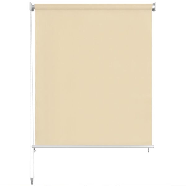 vidaXL Au&szlig;enrollo Creme 80x230 cm HDPE