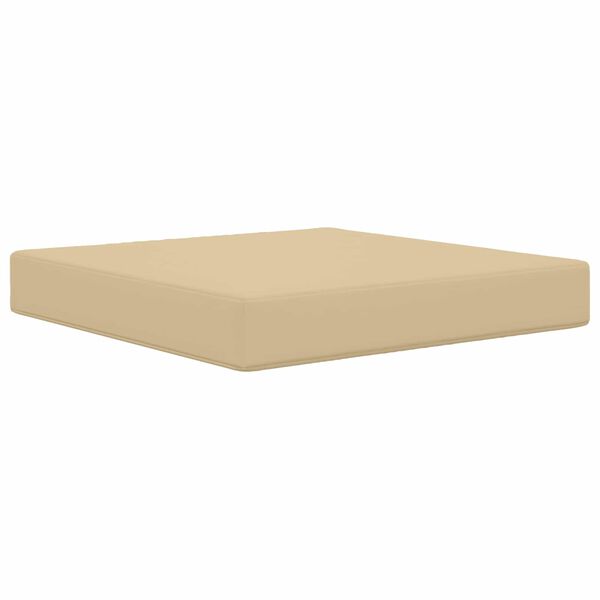 vidaXL Sofakissen f&uuml;r drau&szlig;en 2 pcs Beige Polyester