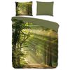 Good Morning Bettw&auml;sche-Set WOODS 240x200/220 cm Gr&uuml;n