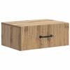 vidaXL Wandmontierter Nachttisch Artisan-Eiche 49 x 34,5 x 20 cm