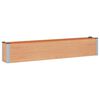 vidaXL Hochbeet Braun 200 x 30 x 36 cm alu.