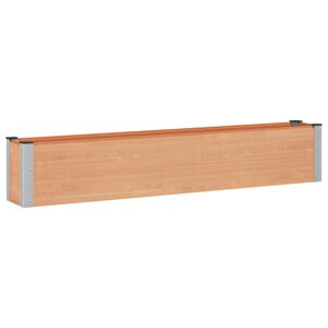 vidaXL Hochbeet Braun 200 x 30 x 36 cm