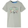 Kinder-T-Shirt Helles Khaki 128